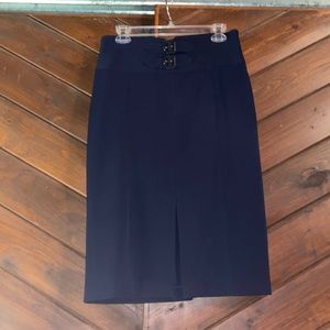 VTG Grace Elements navy blue skirt